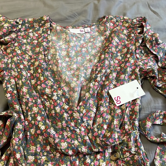NWT short floral summer dress - Picture 2 of 5